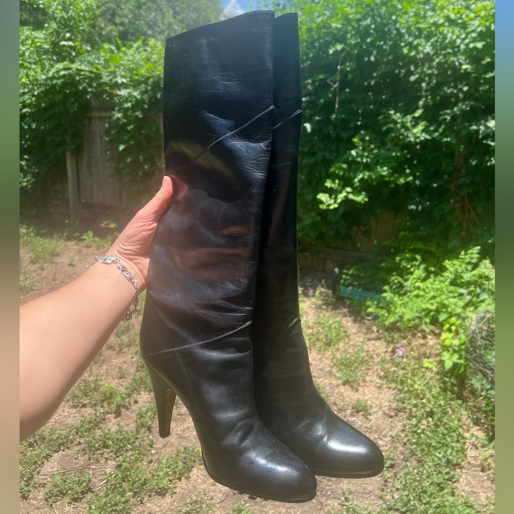 Symth Bros real italian leather boots with heel